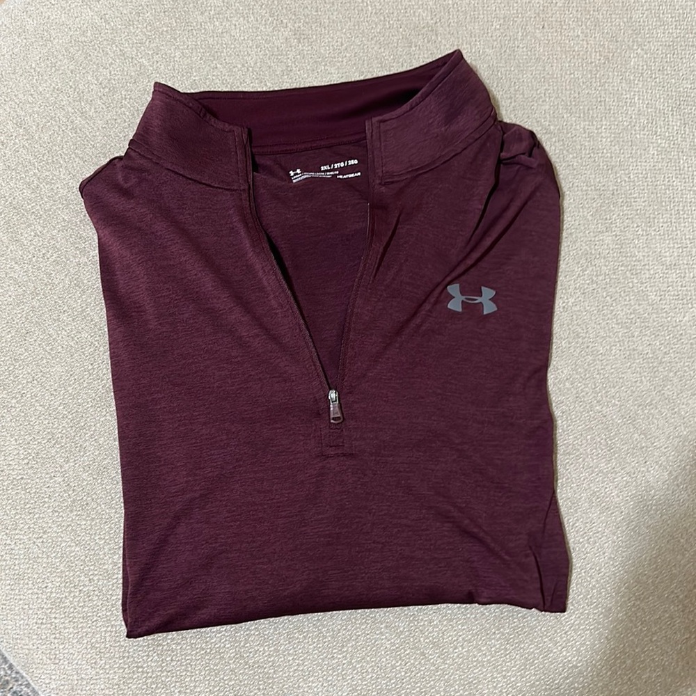 Maroon Under Armour pullover